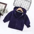 Boy Knitted Sweater Free Patterns Children's Spring And Autumn Cardigan Sweater Hooded Supplier